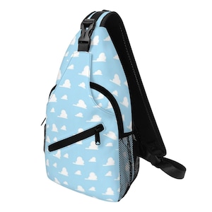 Toy Story Cloud Chest Bag Andy Room Sky Sling Pack, Theme Park Daypack image 1