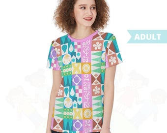 Maglietta in costume Small World: maglietta coordinata per Halloween nei parchi a tema
