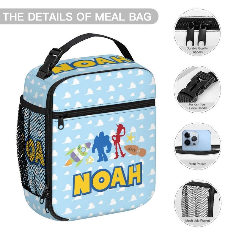 Gepersonaliseerde Toy Story-rugzakset Cloud Schooltas Cadeau afbeelding 9