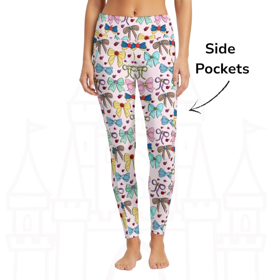 Running Pretty Princess Running Costume Leggings: Fairytale Theme Park Run - Etsy