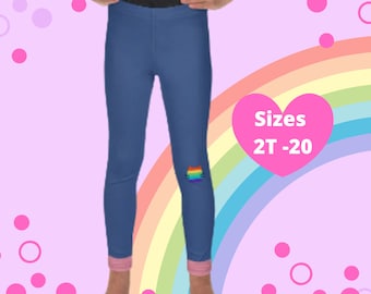 Gabby Cat Leggings Costume: Rainbow Cat, Halloween Cosplay
