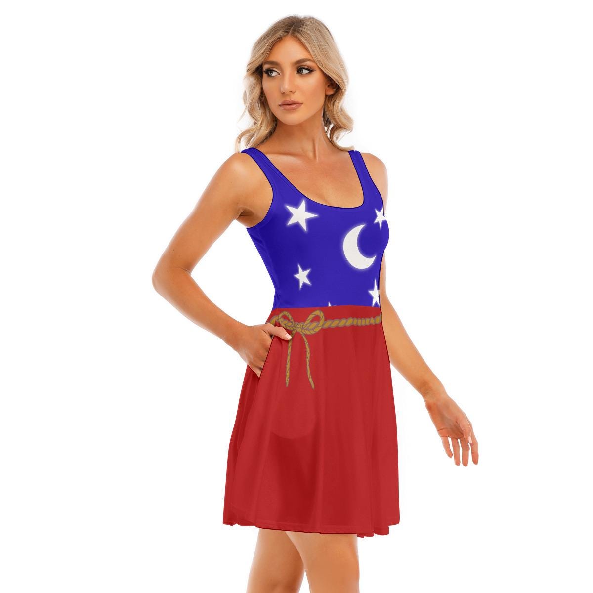 Discover Sorcerer Mouse Running Skater Dress, Cosplay Costume, Theme Park Outfit