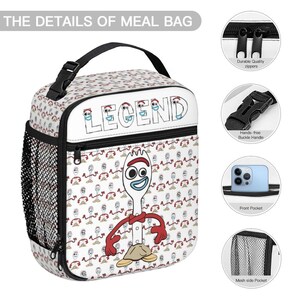 Forky Toy Story Backpack Set 3PCS | Personalized School Bag, Insulated Lunch Bag & Pencil Case image 9