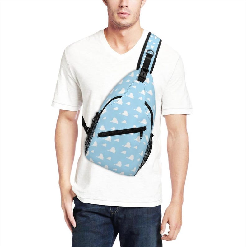 Toy Story Cloud Chest Bag Andy Room Sky Sling Pack, Theme Park Daypack image 5