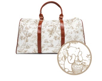 Winnie-the-Pooh Toile de Jouy Maternity Bag: Baby travel Bag