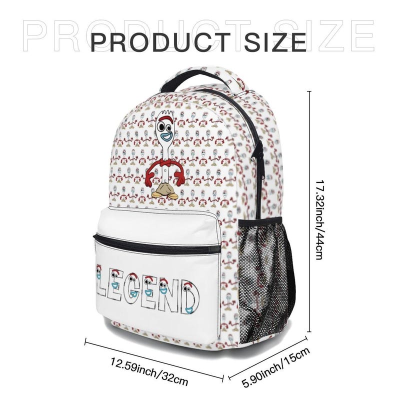 Forky Toy Story Backpack Set 3PCS | Personalized School Bag, Insulated Lunch Bag & Pencil Case image 10