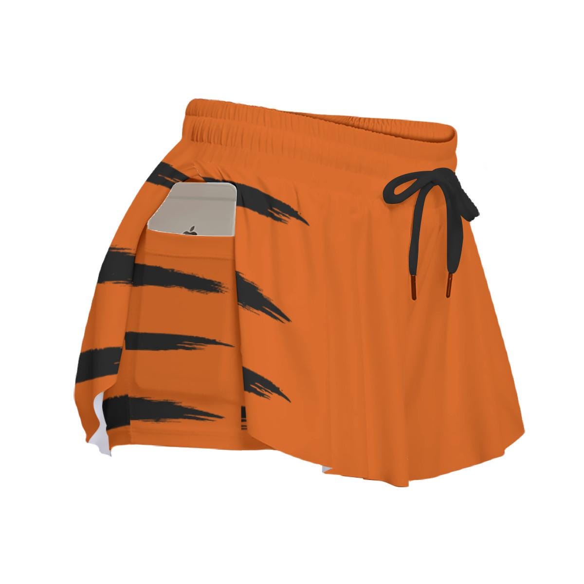 MAMUN Kickers Anime Pantaloncini Da Calcio, Bianco Con Strisce Rosse E Blu, Vita Elastica