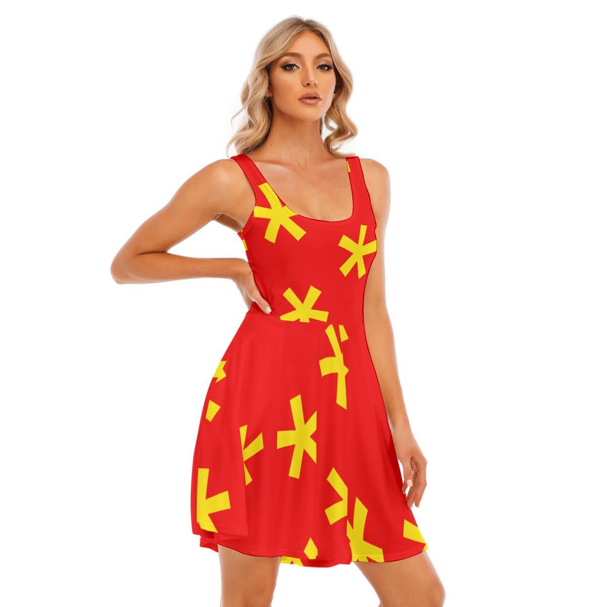 Discover Dale Costume Running Women's Skater Dress