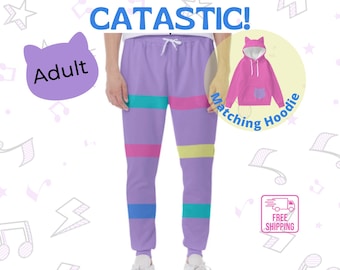 Gabbys cats DJ Cat Adult Sweatpants Gabby Halloween costume for dad birthday party dj cat costume music cat cosplay gift for dad gabby cat