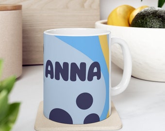 Personalized mug Blue Dog Big Sister - Blue Dog Family  Personalized mug Christmas mug gift