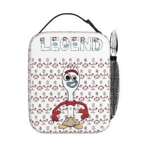 Forky Toy Story Backpack Set 3PCS | Personalized School Bag, Insulated Lunch Bag & Pencil Case image 8