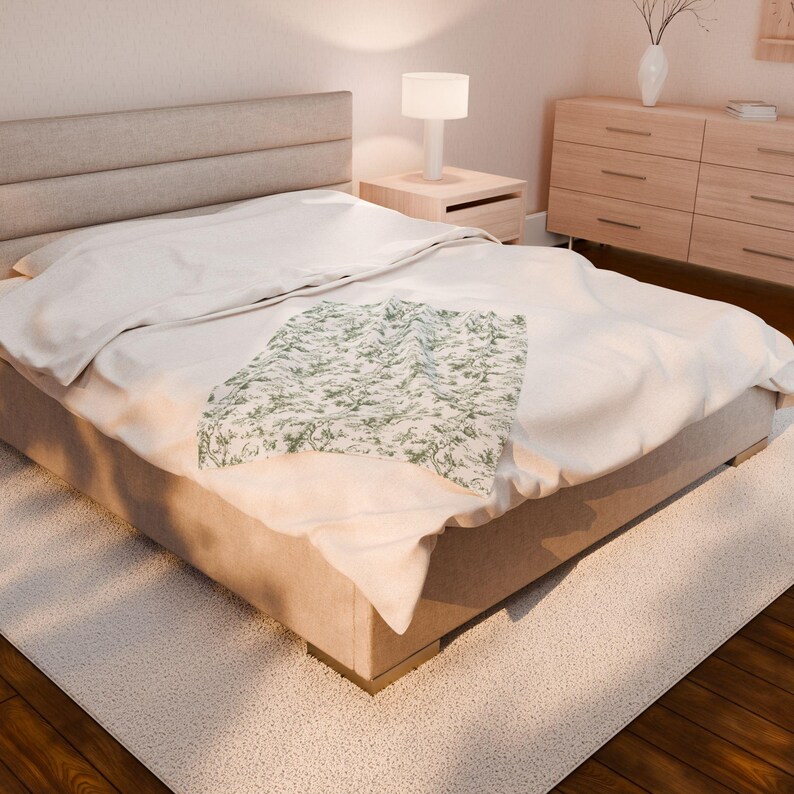 Winnie de Pooh-babydeken: saliegroen pluche toile katoenfluweel afbeelding 7