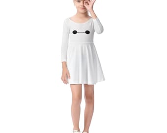 Superhero Costume Dress: Kids' Long Sleeve Hero Outfit