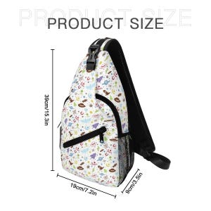 Toy Story Borsttas Crossbody Sling Pack Themapark-dagrugzak afbeelding 8