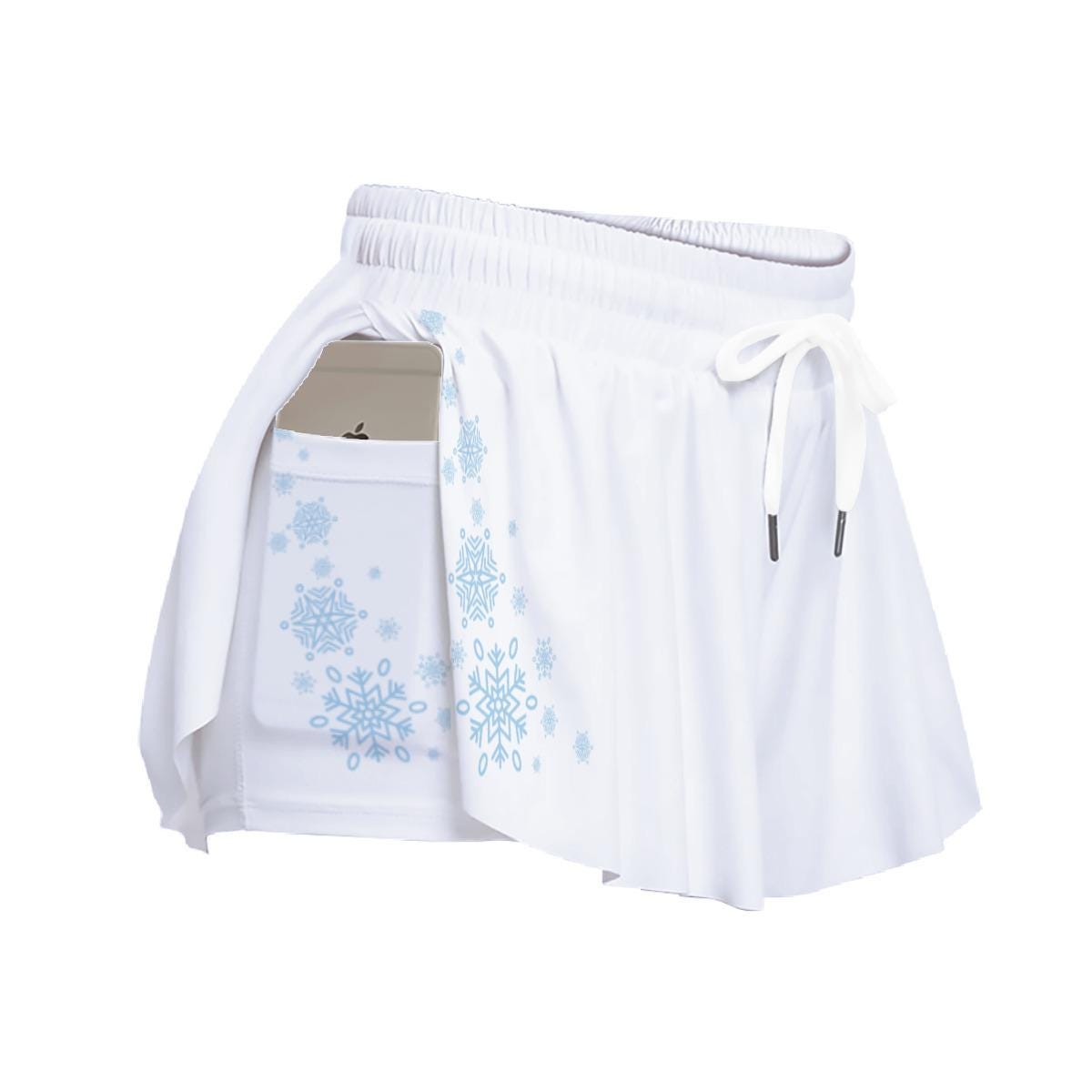 ポケット付きオラフランニングショーツ：雪だるまコスチューム