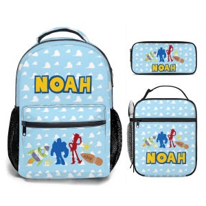 Gepersonaliseerde Toy Story-rugzakset Cloud Schooltas Cadeau afbeelding 2