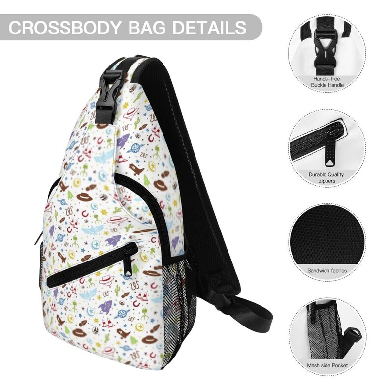 Toy Story Borsttas Crossbody Sling Pack Themapark-dagrugzak afbeelding 7