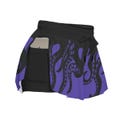 Ursula Sea Witch Running Shorts with pokets: Villain Cosplay Outfit Marathon