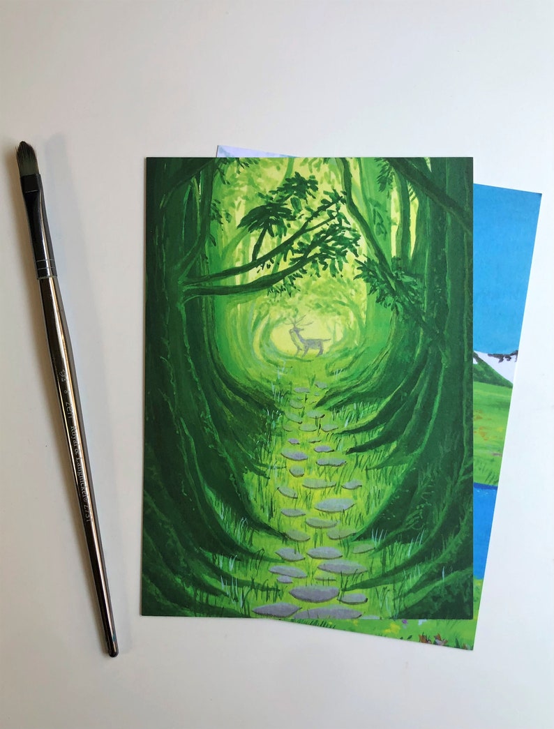 Anime Wall Art Set of 3 Anime Art Prints Japanese Cottage Etsy