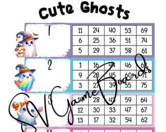 Cute Ghost blocks (mixed, straight, blank)