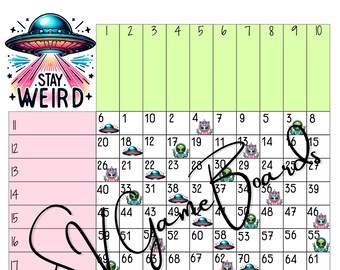 Stay weird grid 100 ball (mixed, straight, blank)