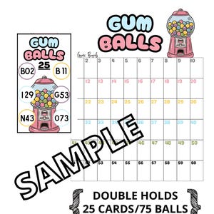 Gumball contient 6 numéros doubles (master, feuille d'appel, 25 cartes)