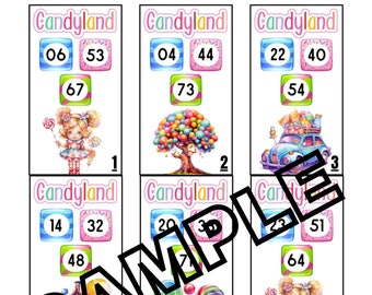 Candyland holds (25 cards, master, call sheet)