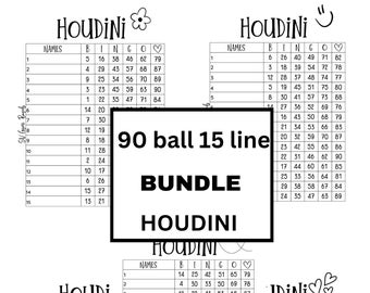 Houdini bundle 90 ball 15 line (5 mixed)