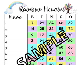 Rainbow Houdini 1-15 line (75 ball)