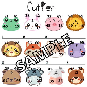 Bingo Cuties (mixto, directo, en blanco)