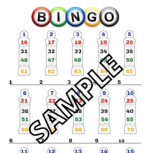 Bingo Dabbers (gemengd, hetero, blanco)