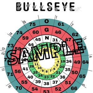 Bullseye Bingo (mixed, straight, blank)