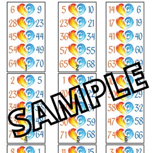Feu et Glace doublent. 25 cartes. maître, feuille d'appel