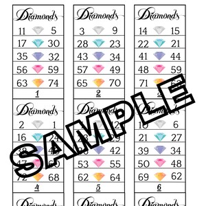 Diamond Holds (25 cartes, maître, feuille d'appel0