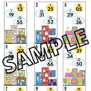 Voisins DÉTIENT 3 numéros (25 cartes, maître, feuille d'appel)