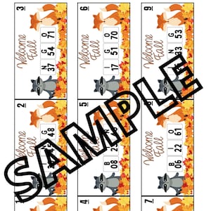 Welcome fall holds (25 card, master, call sheet)
