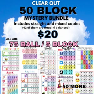 50 Block Mystery Bundle (50 gerade und 50 gemischte)