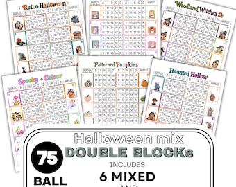 Halloween Double blocks bundle, 10 player - 6 mixed
