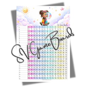 Girl Rainbow block chase 25 line 5x, number generator board