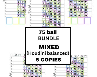 Rainbow mixed bundle,Houdini balanced (5 copies)