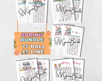 Spring bundle 75 ball 15 line (5 mixed and 5 straight)