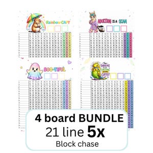21-linjers 5x blockchase-paket - 4 kort