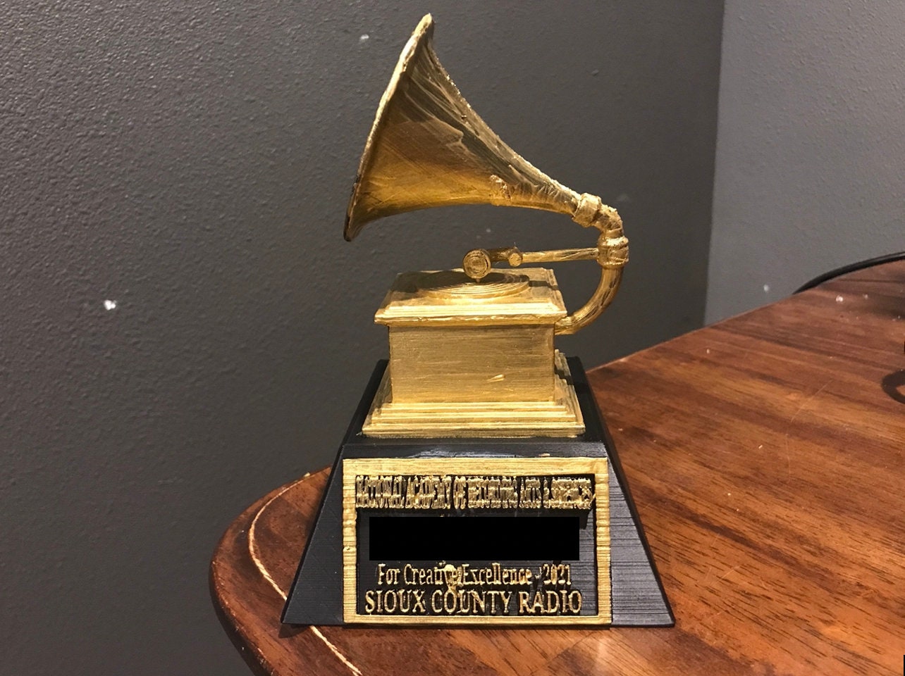 Custom Grammy Award Etsy