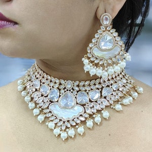 Kundan Choker Jewelry Set: Indian Bridal Jewellery