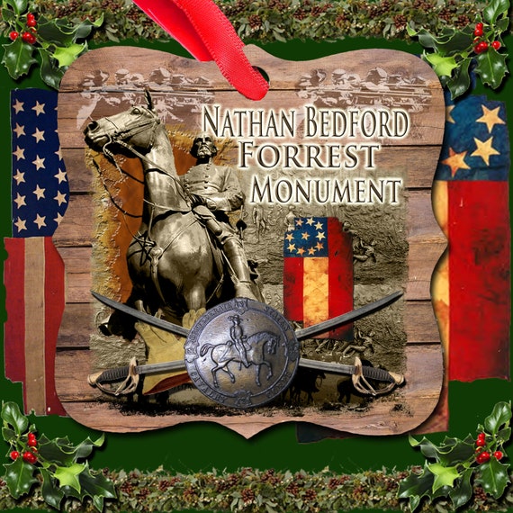 Nathan Bedford Forrest Monument American Civil War Double Etsy