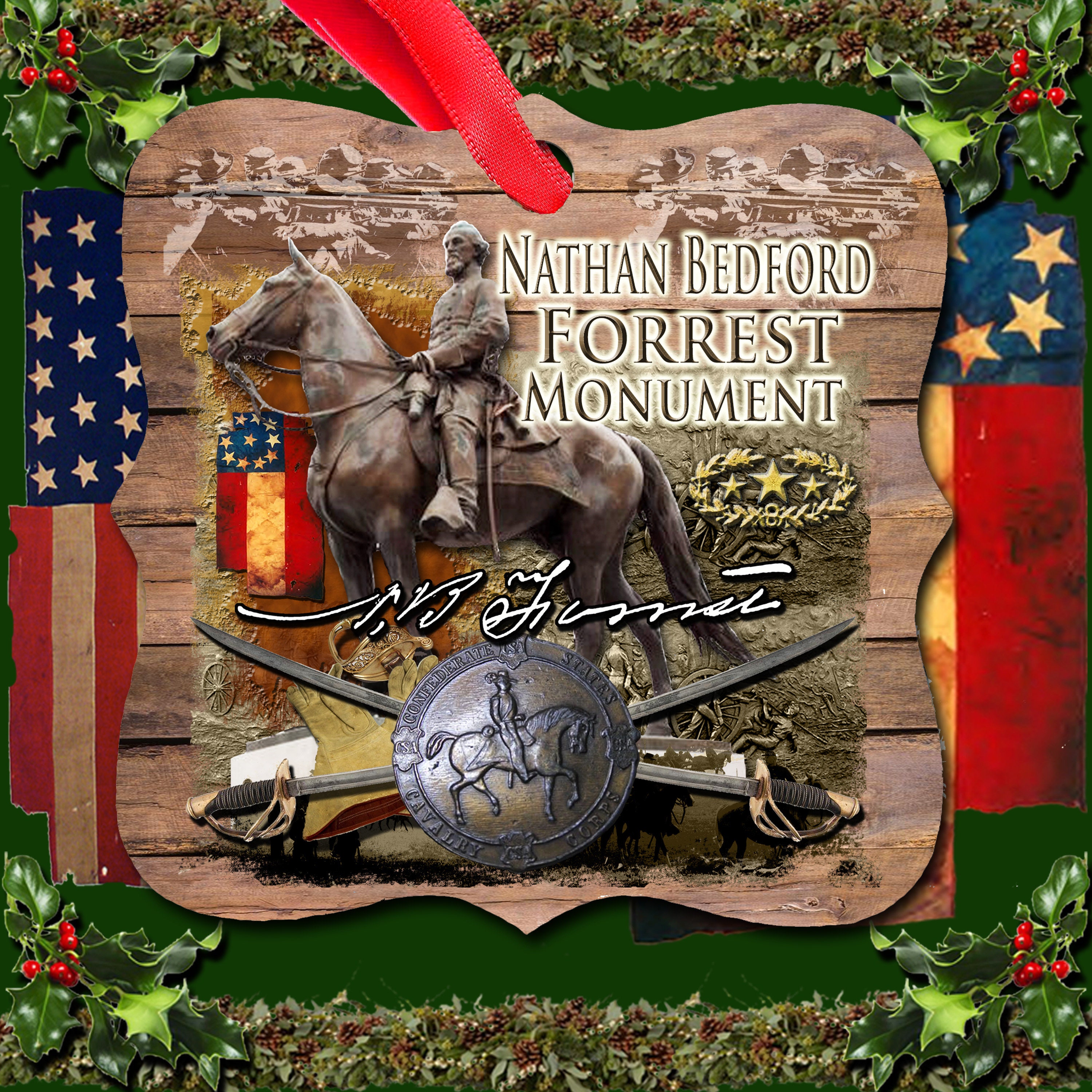 Nathan Bedford Forrest Monument Signature Series American Etsy