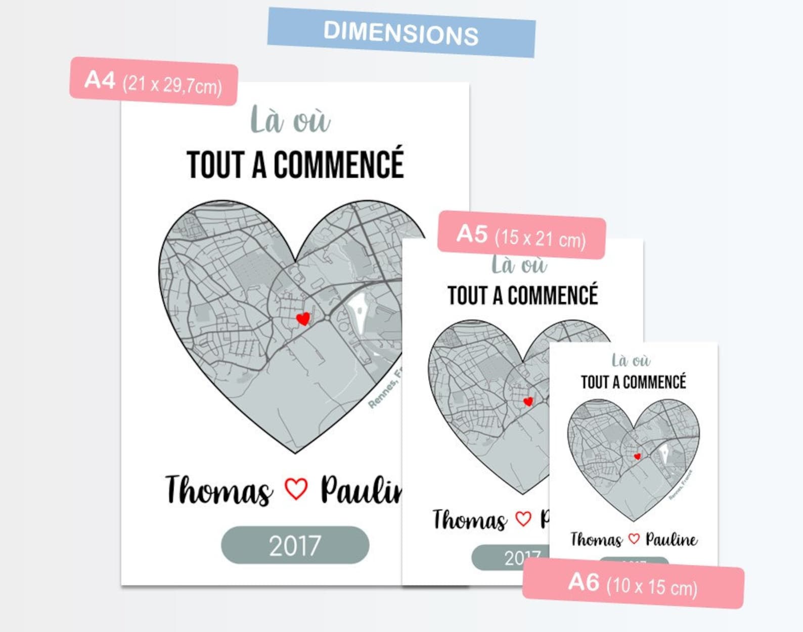 Affiche couple personnalisée. Carte lieu de rencontre dans un Etsy Affiche couple personnalisée. Carte lieu de rencontre dans un Etsy