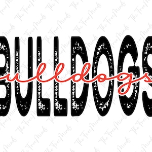 Digital Downloads Bulldogs Png Files Svg Designs Digital Prints ...