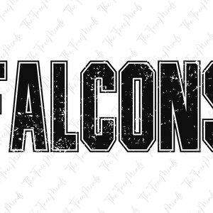 Instant Download Falcons Svg Printable Art Falcons Png Files Distressed ...