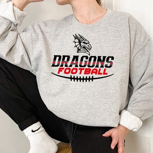 Downloadable Art Dragon Svg Files Football Svg - Dragons Svg Team Svg Files for Cricut - High Resolution Digital Products